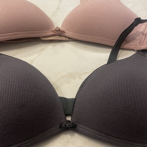 NWOT PRIMARK NO WIRE COTTON PADDED BRAS - Picture 4 of 7